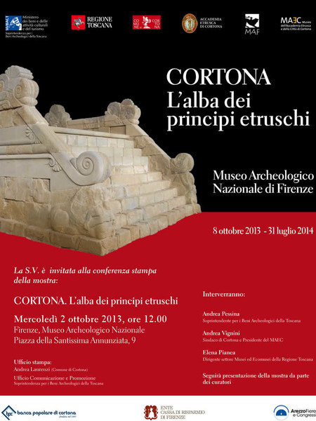 Cortona. L'alba dei principi etruschi, Museo Archeologico Nazionale, Firenze