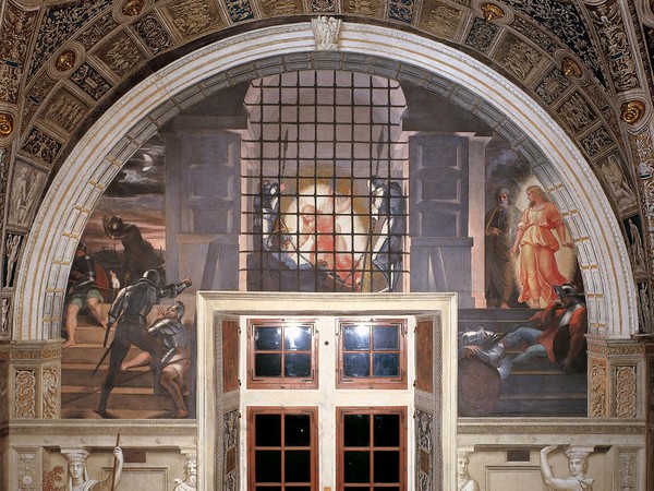 Raffaello Sanzio, Stanza di Eliodoro, Liberazione di San Pietro, 1513-1514, Musei Vaticani, Nuova Illuminazione delle Stanze di Raffaello realizzata da Osram, 2017 | © Governatorato dello Stato della Città del Vaticano