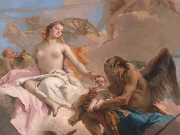 Giambattista Tiepolo, Allegoria con Venere e il Tempo, Olio su tela, 190.4 x 292 cm, Londra, The National Gallery