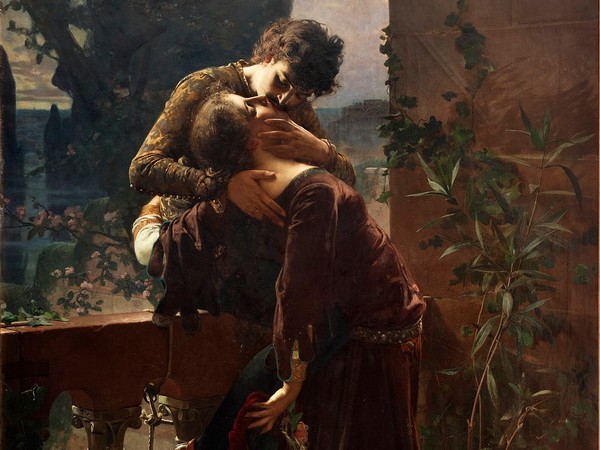 Julius Kronberg (1850-1921), Romeo and Juliet on the balcony