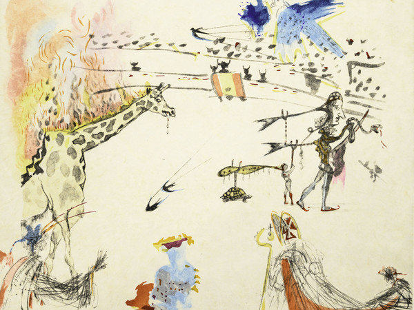 Salvador Dalí, Tauromachia surrealista, Giraffa in fiamme