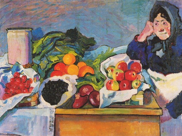 Primo Conti, La fruttivendola, 1915