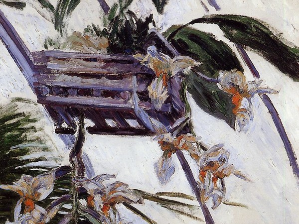 Gustave Caillebotte (1848-1894), Orchidee, 1893 circa, Olio su tela, 54 x 65 cm, Firmata in alto a destra “G. Caillebotte” Collezione privata, Cat. rag. Berhaut 490 | IMPRESSIONISTI SEGRETI - Palazzo Bonaparte, Roma 6 ottobre 2019 - 8 marzo 2020