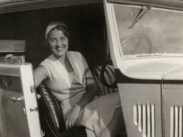 Carla Maria Maggi in una foto degli anni '30 (dettaglio) 