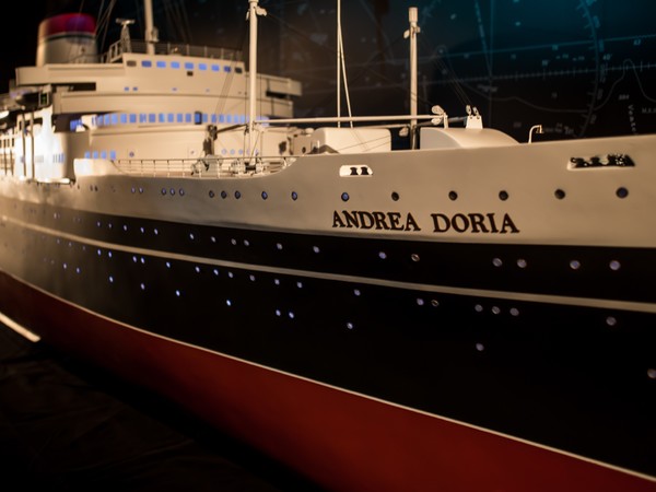 Nave Andrea Doria, dettaglio modellino