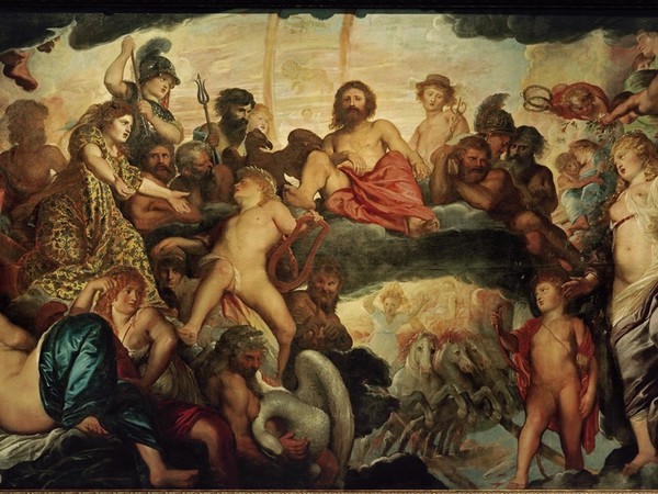 Peter Paul Rubens, Concilio degli Dei, 1602, Olio su tela, Praga, Collezione d'Arte del Castello di Praga