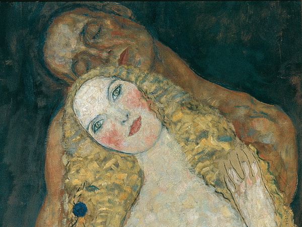 Gustav Klimt, Adamo ed Eva (incompiuto), 1917?18. Olio su tela, cm 173 x 60. Vienna, Belvedere © Belvedere, Vienna