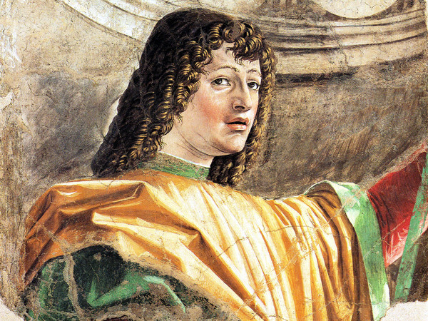 Donato Bramante, Uomo dall'alabarda, affresco, 1480-1490 circa.