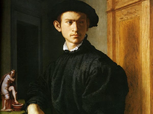 Agnolo Bronzino, Ritratto di giovane con liuto (1532-1534), Firenze, Galleria degli Uffizi