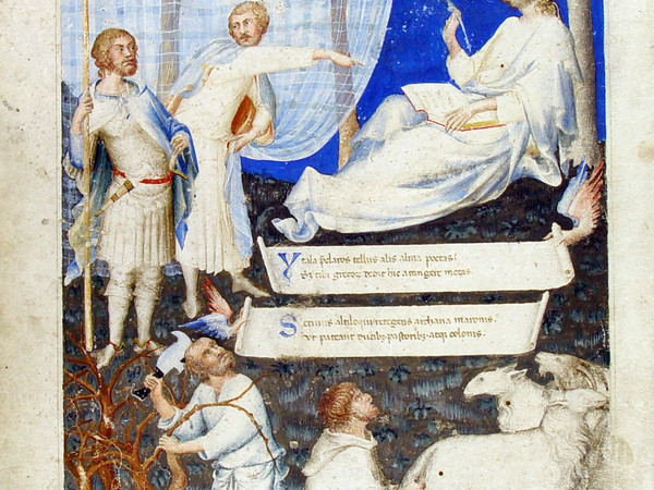 Simone Martini, Manoscritto del Virgilio appartenuto a Francesco Petrarca