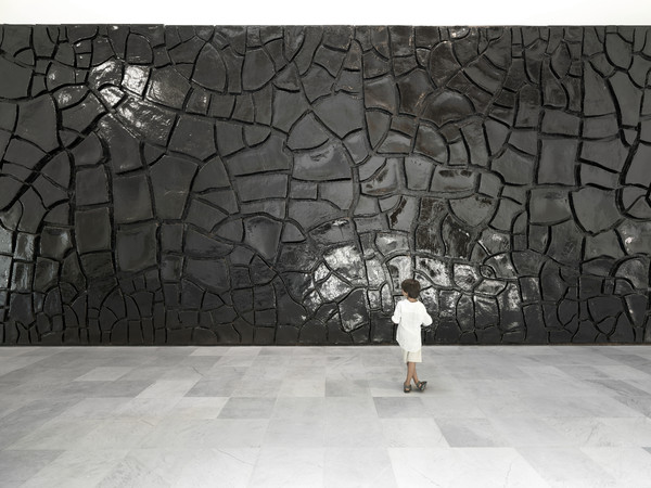 Alberto Burri, Grande Cretto nero, 1978, Museo Nazionale di Capodimonte, Napoli | Courtesy of Press Office - Foto di Luciano Romano