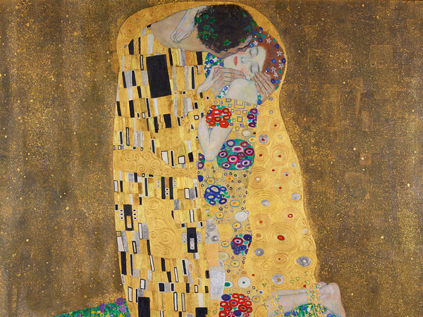 Gustav Klimt, Il Bacio, 1907-1908, Vienna, Österreichische Galerie Belvedere | Courtesy of Österreichische Galerie Belvedere, Wien