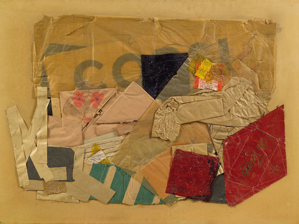 Carlo Corsi, Collage, 1958, cm. 70x100