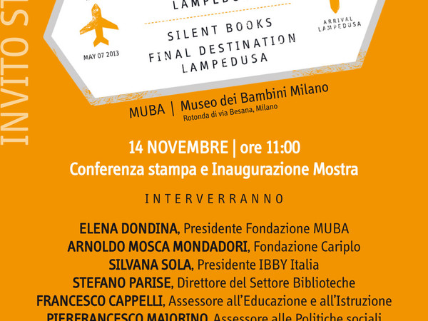 Libri senza parole. Destinazione Lampedusa - Silent Books. Final destination Lampedusa