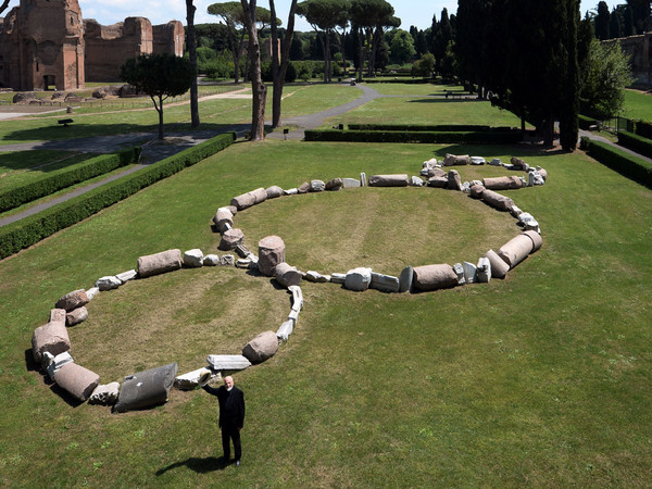 Terme di Caracalla, 2016, Michelangelo Pistoletto e il Terzo Paradiso | Courtesy RAM radioartemobile, Roma: Pierluigi Di Pietro - Foto di Pierluigi Di Pietro