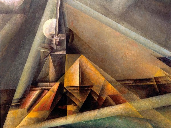 Lyonel Feininger, Gaberndorf I, 1921, olio su tela