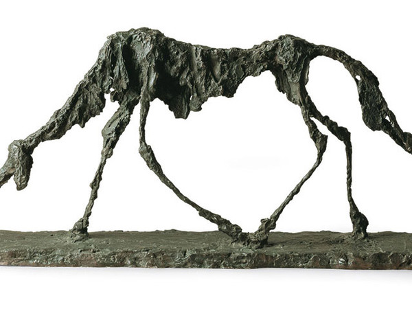 Alberto Giacometti, Il cane, 1951 bronzo, cm. 47x100x15. Saint-Paul-de-Vence, Fondation Marguerite et Aimé Maeght