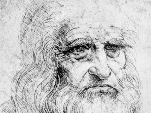 Leonardo da Vinci (1452-1519), <em>Autoritratto da vecchio</em><br />