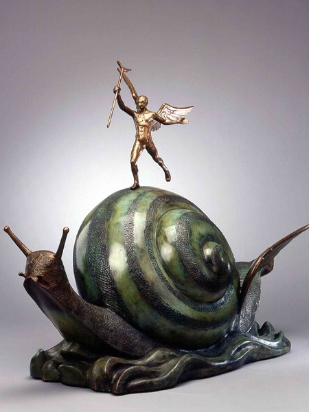 Salvador Dalí, Snail and the angel, The Dalí Universe Florence