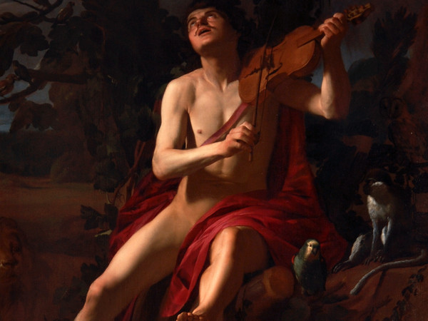 Gerrit van Honthorst, <em>Orfeo incanta gli animali</em>, o<span>lio su tela, cm. 170x299. </span>Palazzo Reale Napoli