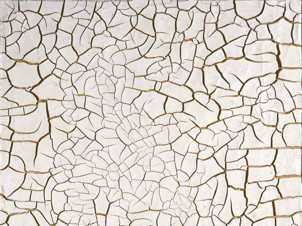 Alberto Burri,<em> Cretto G2, 1975</em>, <span>acrovinilico su cellotex, 172x151,5 cm. Fondazione Palazzo Albizzini Collezione Burri, Città di Castello</span>