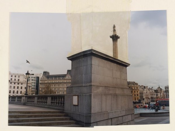 Rachel Whiteread, Trafalgar Square Project, 1998, Collage fotografico e acrilico su tavola, 19 11/16 x 12 3/8 inches / 50 x 31.5 cm | © Rachel Whiteread. Per gentile concessione dell’artista e Gagosian Gallery