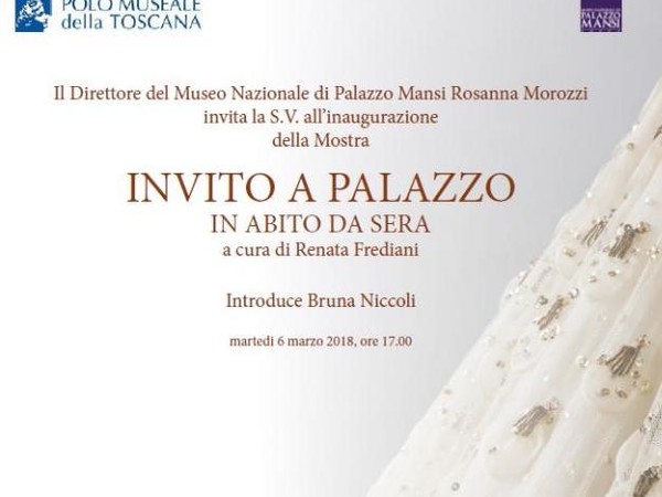 Invito a Palazzo, in abito da sera, Museo nazionale di Palazzo Mansi, Lucca