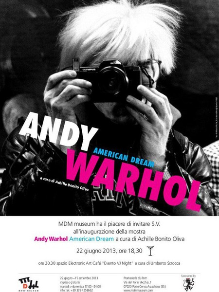 Andy Warhol. The American dream, MDM Museum, Arzachena