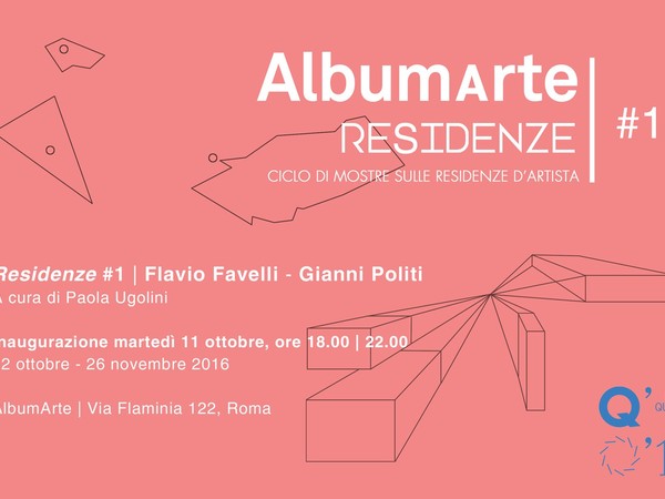 Residenze #1 | Flavio Favelli - Gianni Politi, AlbumArte, Roma