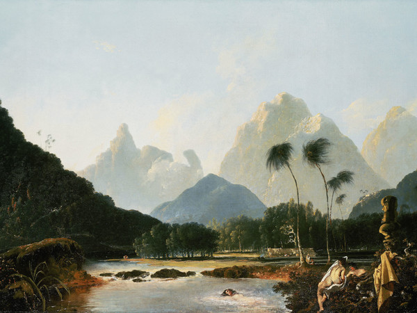 William Hodges, Tahiti rivisitata, 1776 olio su tela, 92,7 x 138,4 cm