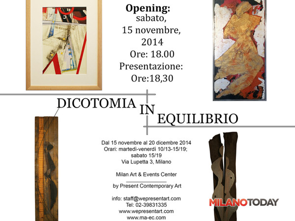 Massimo Di Cave. Dicotomia in equilibrio, Milan Art & Events Center, Milano