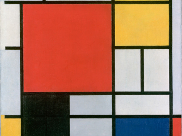 Piet Mondrian (1872-1944), Composition with Large Red Plane, Yellow, Black, Gray and Blue, 1921, Oil on canvas, 59.5 x 59.5 cm, Gemeentemuseum Den Haag