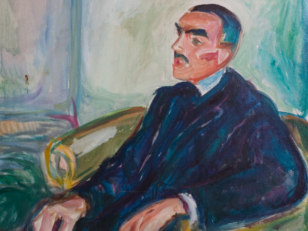 Edvard Munch, Jappe Nilssen in una sedia di vimini 1925 – 1926 olio su tela, cm 78,00 x 69 Collezione Erik M. Vik © The Munch Museum / The Munch-Ellingsen Group by SIAE 2013 