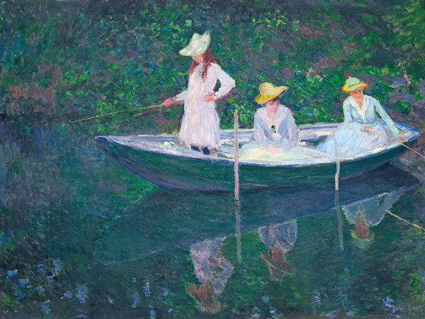 Claude Monet, <em>En Norvégienne</em>, 1887. Oil on canvas, 97,5 x 130,5 cm | Musée d'Orsay, Paris, legacy of Princesse Edmond de Polignac, 1947 Photo: © RMN-Grand Palais (Musée d'Orsay) / Hervé Lewandowski