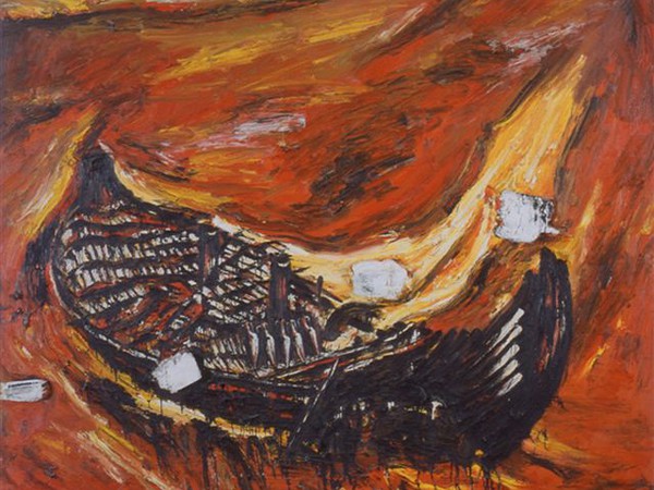 Enzo Cucchi, La deriva del vaso, 1984-85