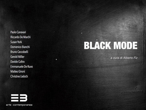 Black Mode, Galleria E3 arte contemporanea, Brescia