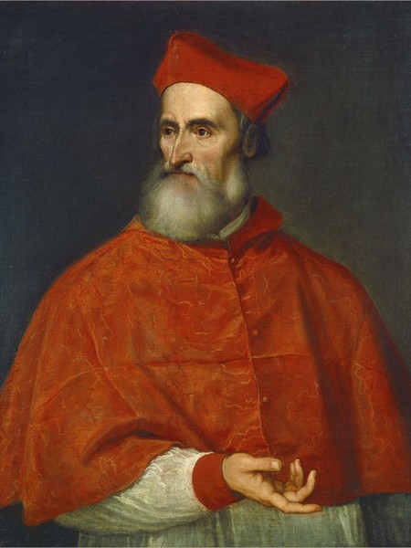 <span>Tiziano Vecellio, Ritratto del cardinale Pietro Bembo, 1539, National Gallery of Art, Washington</span>