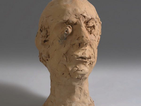 Ilario Fioravanti, Dario Fo, 2002, terracotta policroma