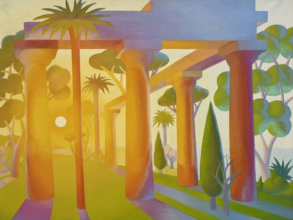 Salvo, Alba, 1989, olio su tela, 200x250 cm.