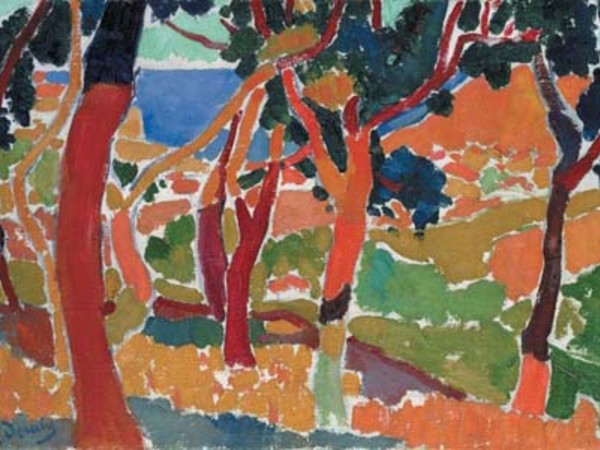 André Derain, L’Estaque 1906, olio su tela, 38 x 55 cm. Musée des beaux-arts, La Chaux-de-Fonds, Collection René et Madeleine Junod, inv. 1303.06 