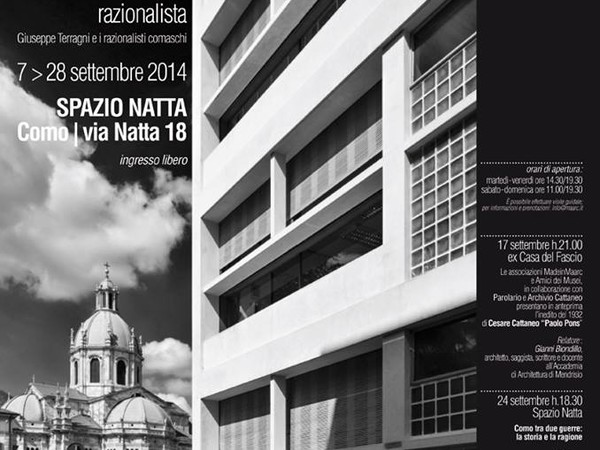 Como 1920-1940: paesaggi della città razionalista. Giuseppe Terragni e i razionalisti comaschi