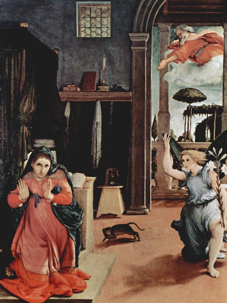 Risultati immagini per lorenzo lotto annunciazione