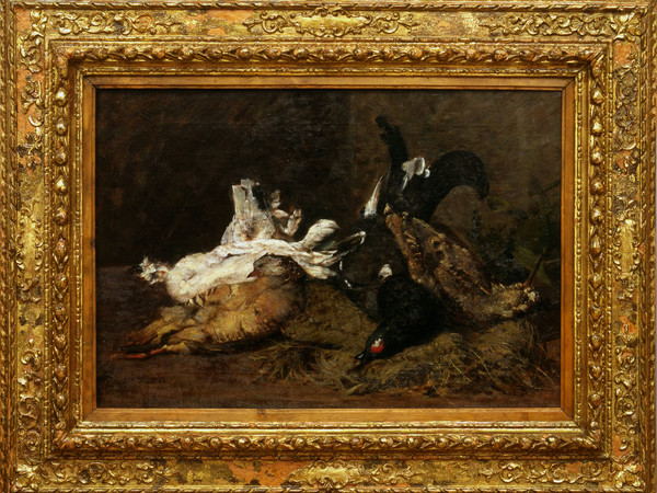 Giovanni Segantini, Natura morta con cacciagione, 1880 - 1881.