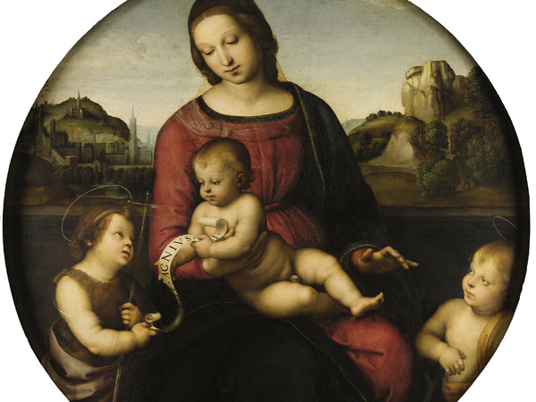 Raffaello Sanzio, Madonna Terranuova, 1505, Olio su tavola, Diametro 88.7 cm | © Staatliche Museen zu Berlin, Gemäldegalerie / Jörg P. Anders | Raffael in Berlin. The Madonnas of the Gemäldegalerie