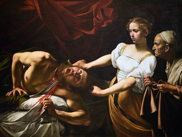 Caravaggio, Giuditta e Oloferne, 1600-1602 circa, Olio su tela, 145×195 cm, Roma, Gallerie nazionali d'arte antica, Palazzo Barberini