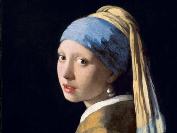 Johannes Vermeer, La ragazza con l’orecchino di perla, 1665 circa, olio su tela, cm 44,5 x 39. L’Aia, lascito di Arnoldus Andries des Tombe. © L’Aia, Gabinetto reale di pitture Mauritshuis