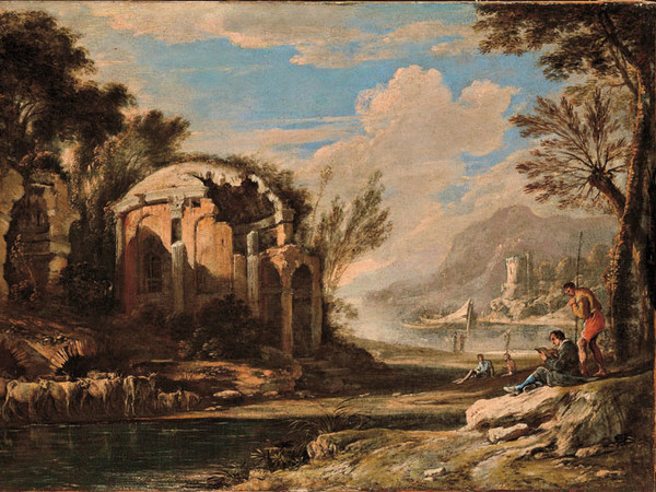 Domenico Gargiulo, detto Micco Spadaro, Il tempio di Venere a Baia, 1645-1655 circa, olio su tela