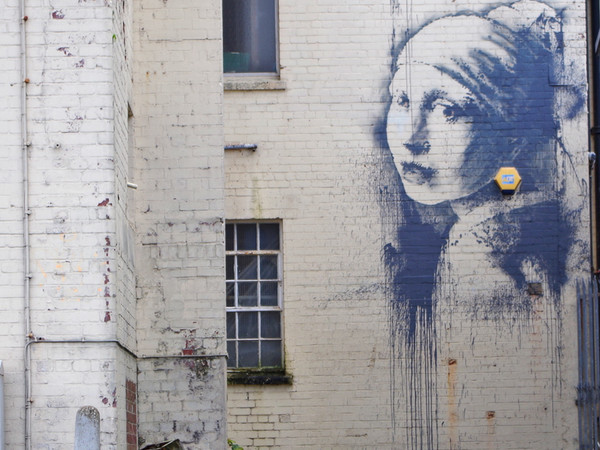 Girl with a Pierced Eardrum, Banksy