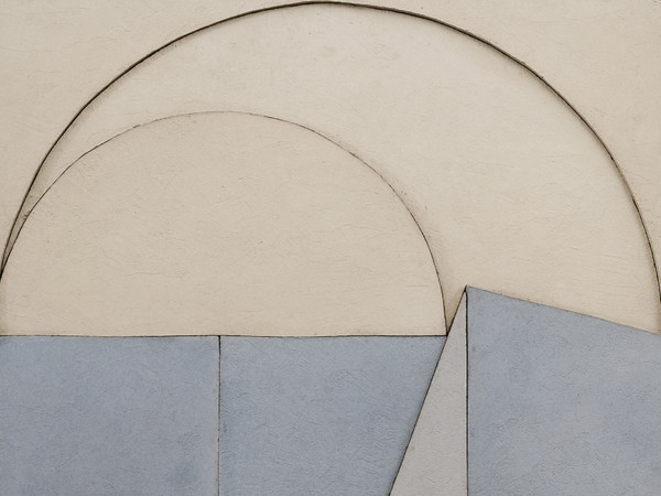 Giuseppe Uncini, Dimore n. 33 B, 1983, Cemento e laminato, 70 x 100 cm, 