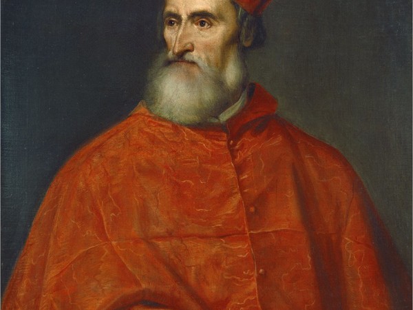 Tiziano Vecellio (1490 - 1576), Ritratto del cardinale Pietro Bembo, 1545-1546, Olio su tela, 114 x 97 cm, Napoli, Museo e Real Bosco di Capodimonte